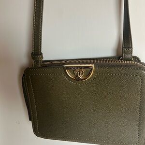 Nine West Dark Green Crossbody Bag